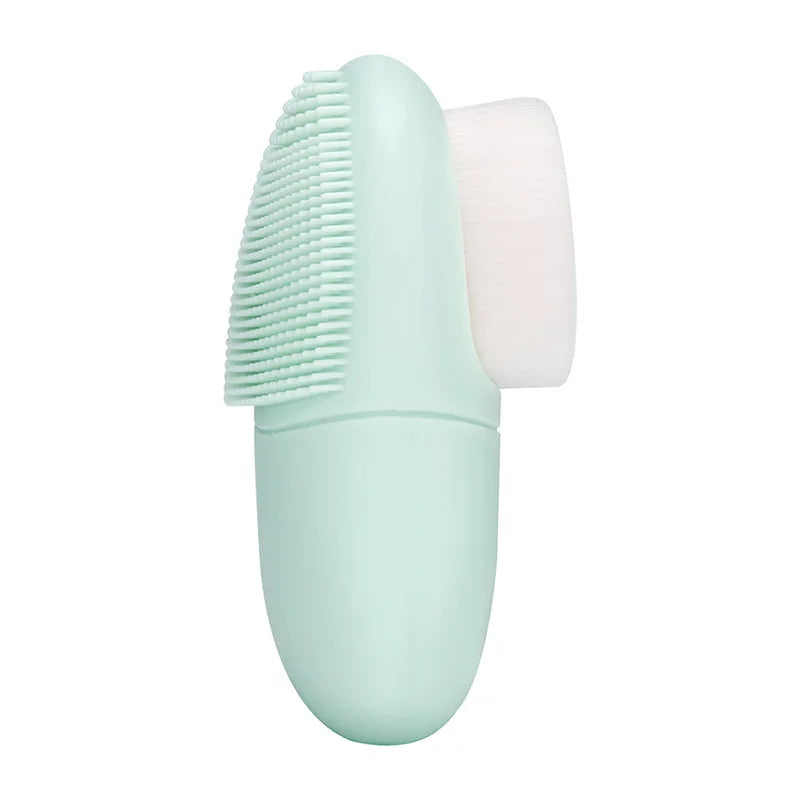 Double-Sided Silicone Facial Cleansing Brush