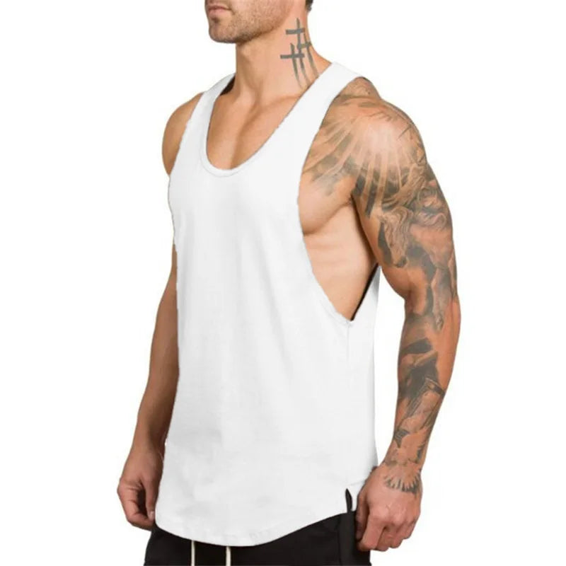 Cotton Sleeveless Muscle Tank
