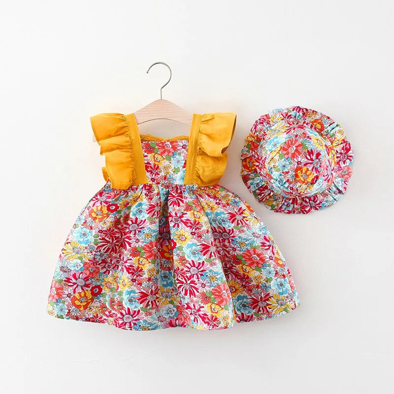 Baby Girl Summer Floral Princess Dress