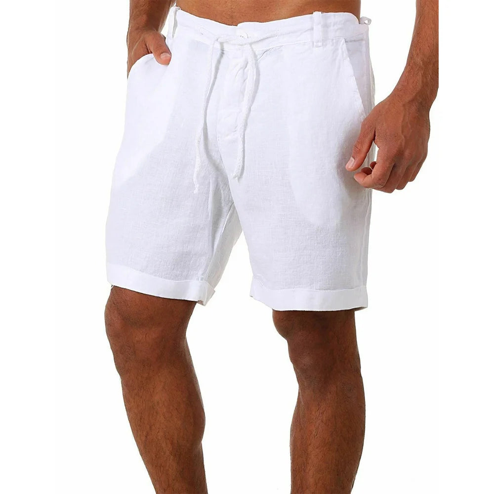 Cotton Linen Summer Shorts