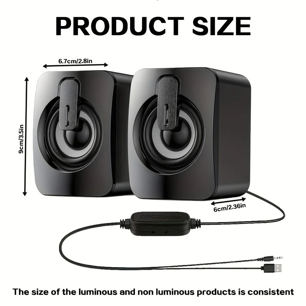 HiFi Stereo USB Computer Speakers