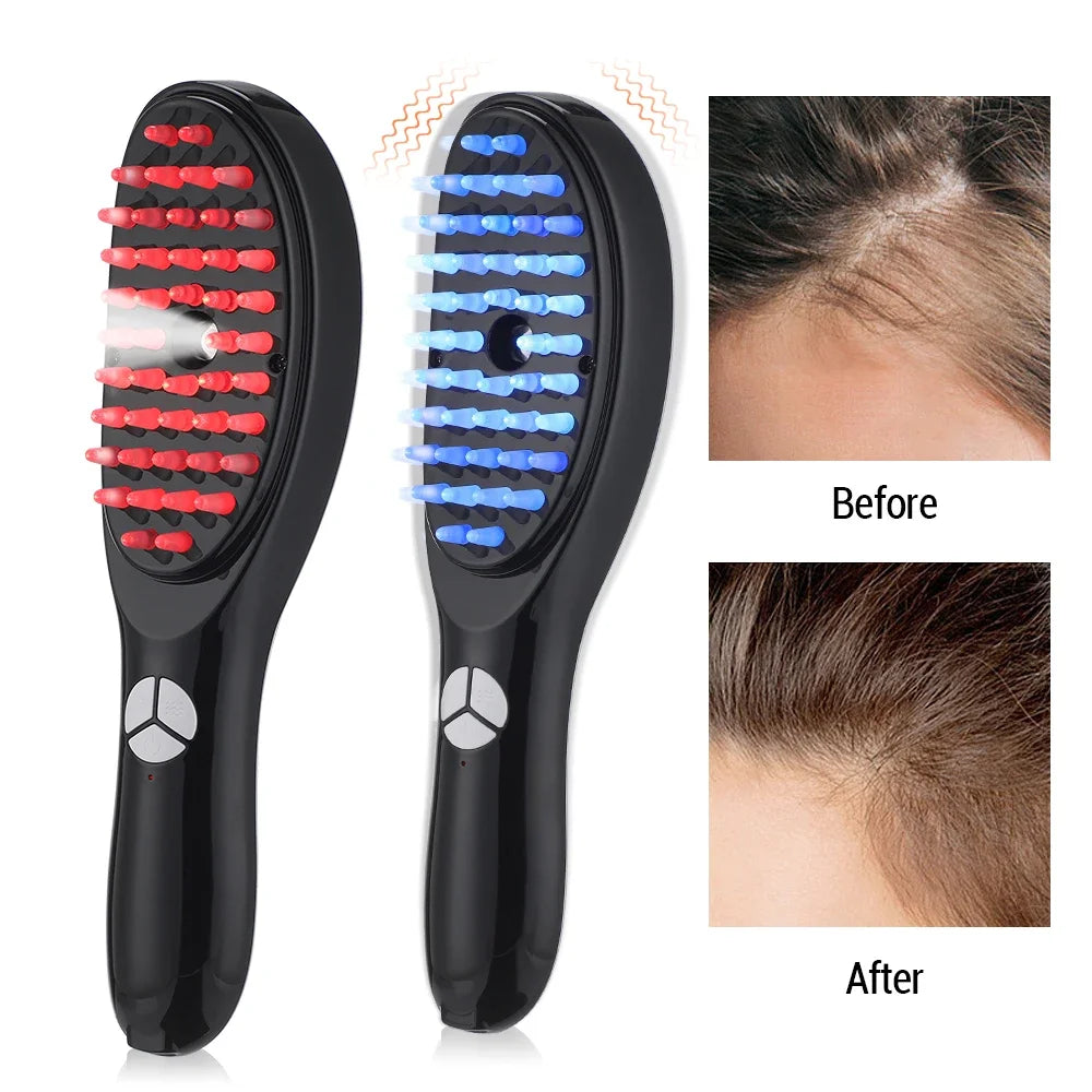 Electric LED Hair Growth Spray Comb