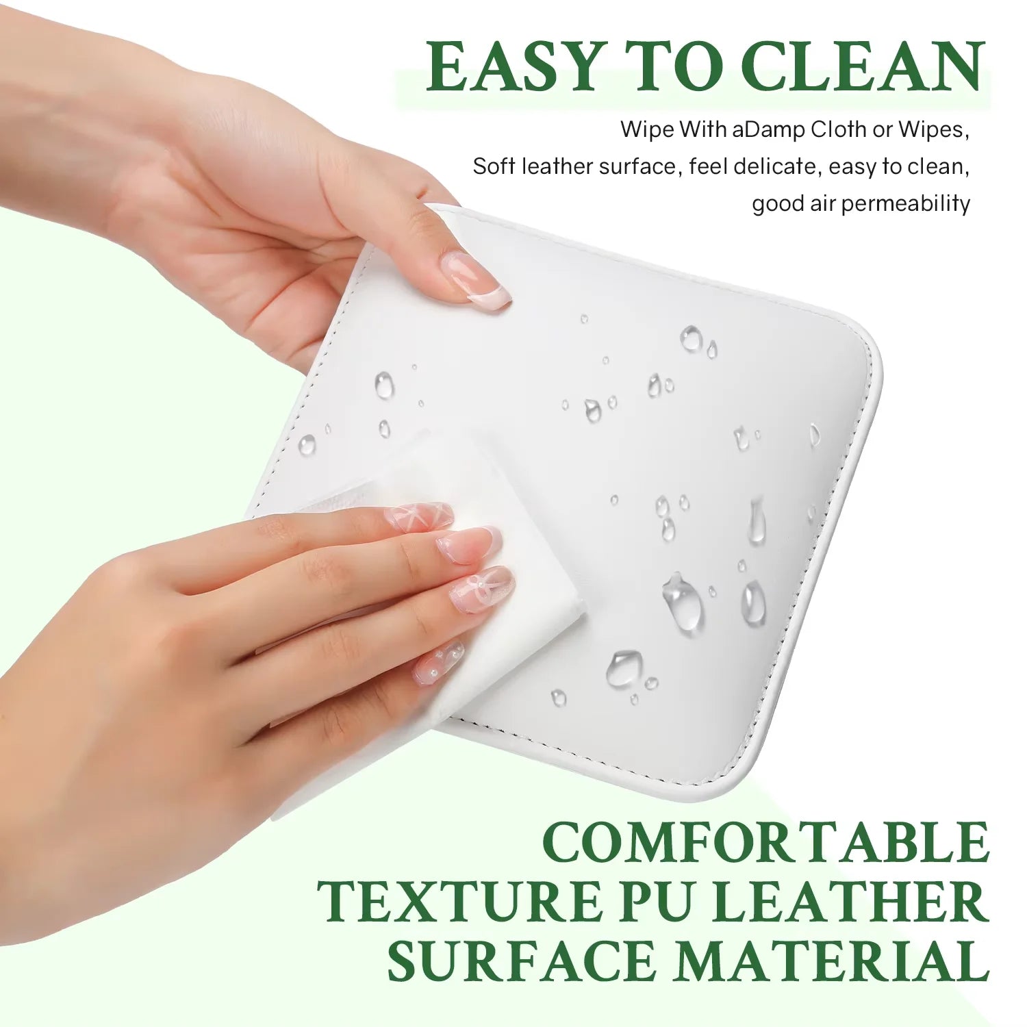 Professional Microfiber Leather Nail Arm Rest