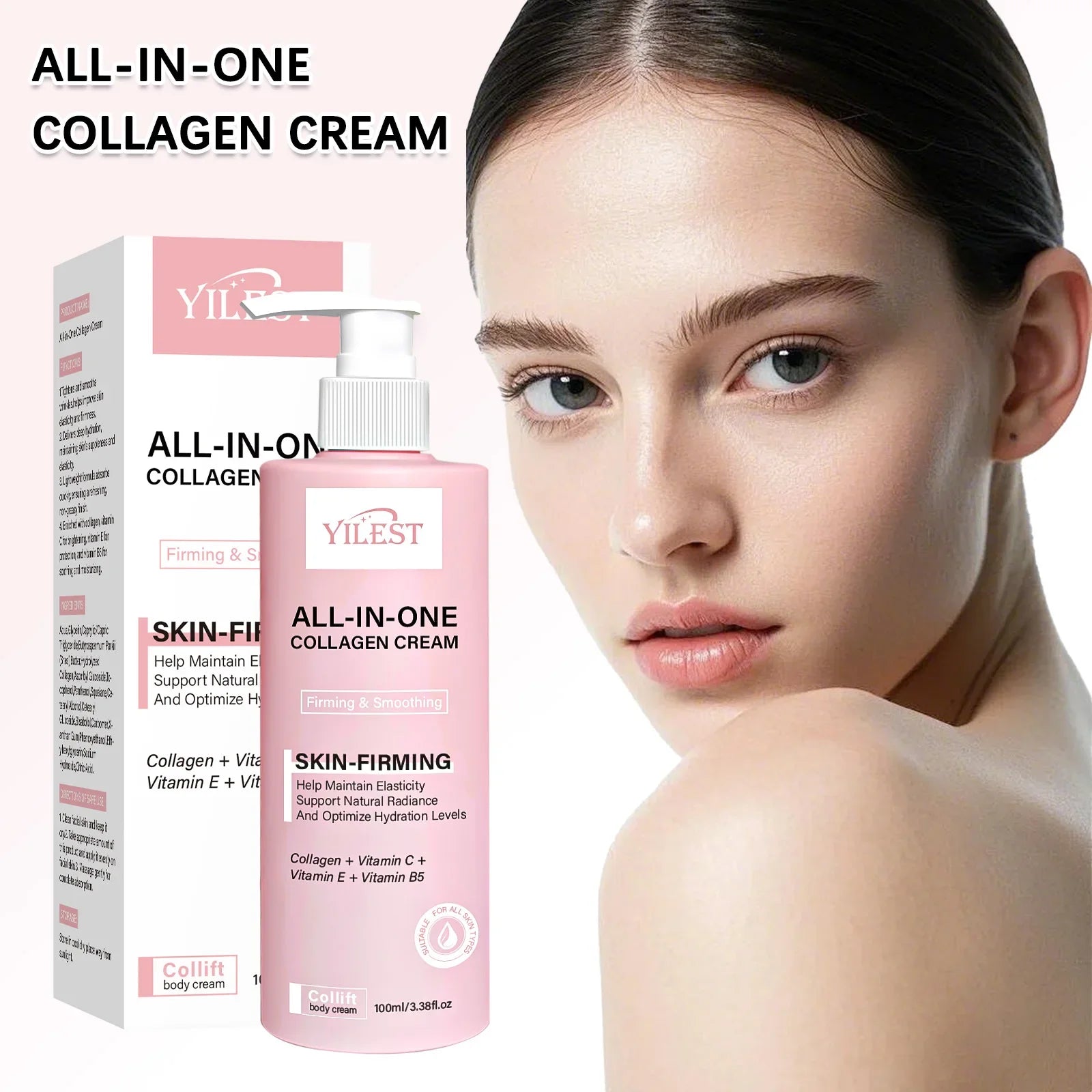 Collagen Milk Brightening Face and Body Moisturizing Cream