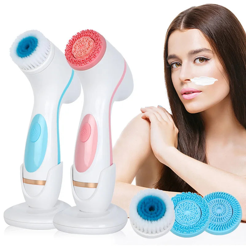3-in-1 Sonic Facial Cleansing Brush