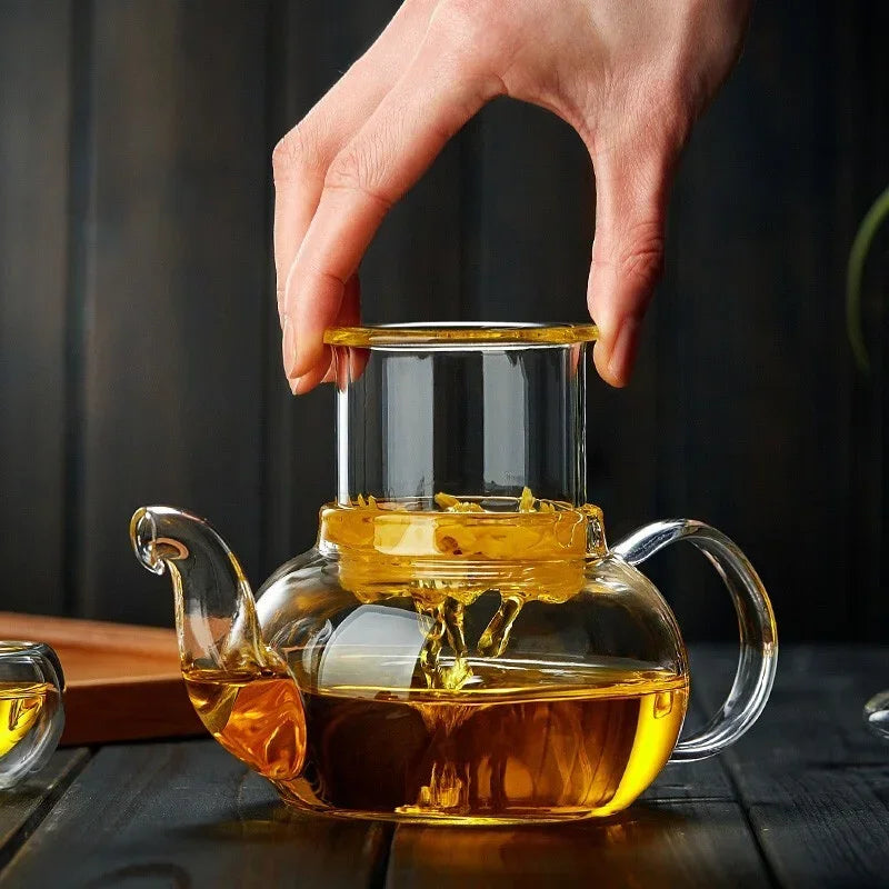 Heat-Resistant Glass Teapot Set