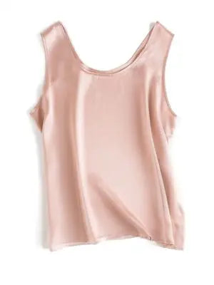 100% Real Silk Sleeveless Tank