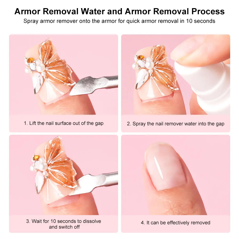 60ml Nail Gel Remover Softens Fake Nails