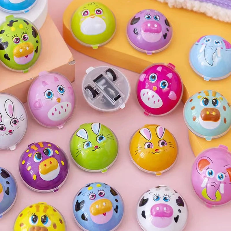 10PCS Mini Animal Cars