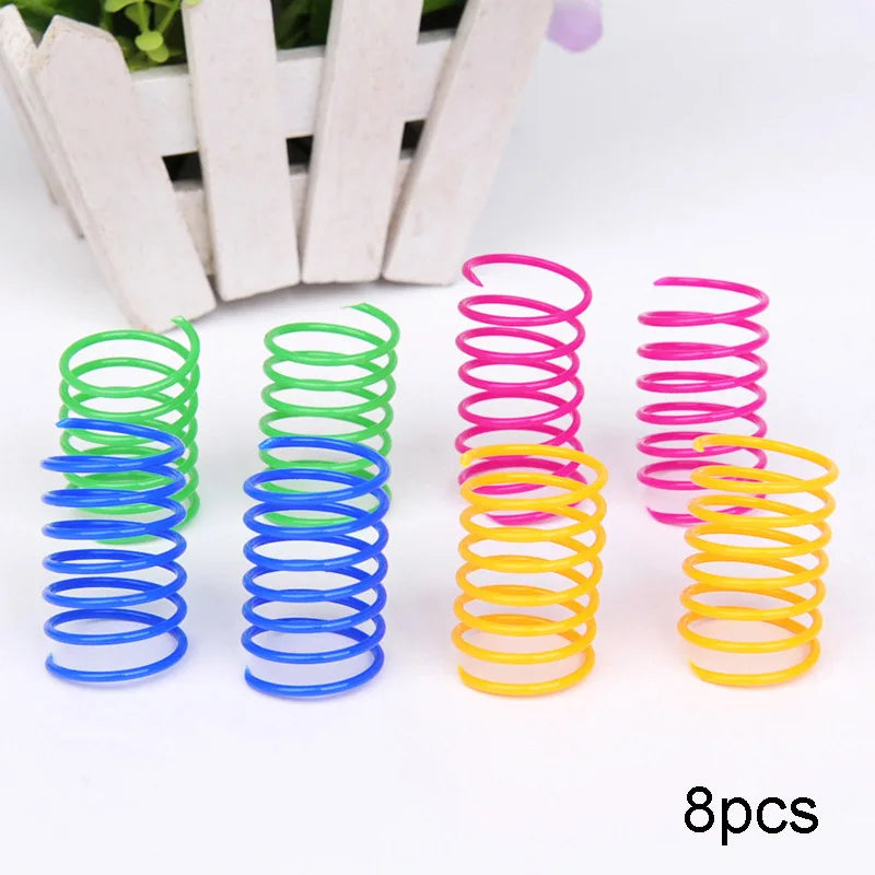Interactive Coil Springs: Colorful Fun for Your Feline Friend