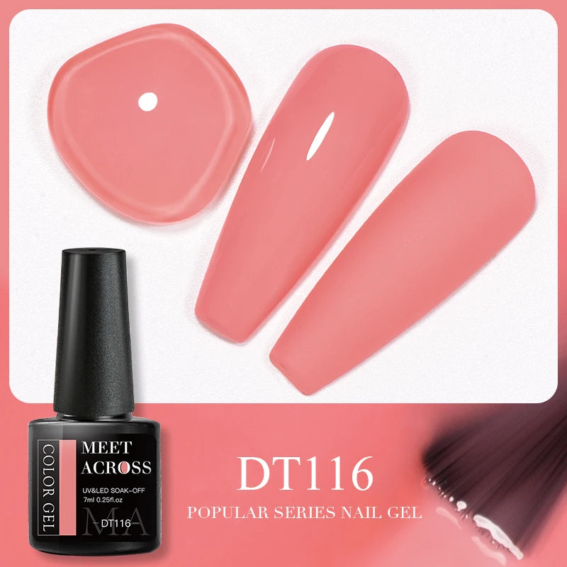 5ml Pink Dried Flower Gel Nail Polish