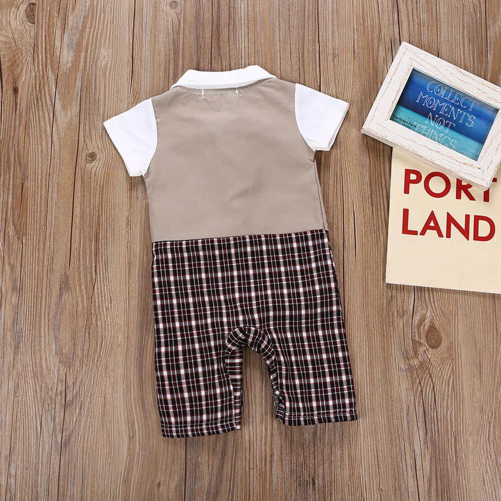 Baby Boy Gentleman Romper