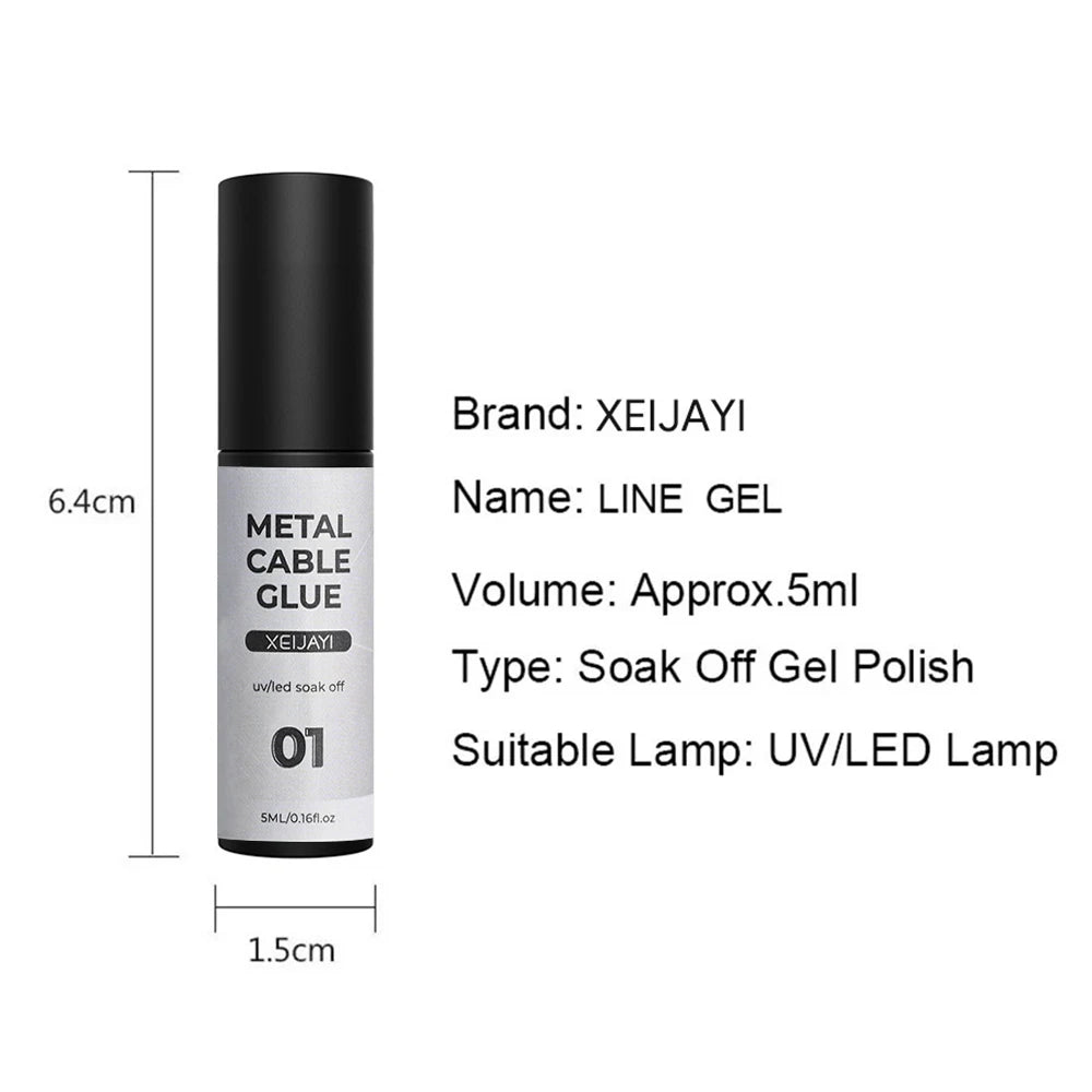 Ultra-Bright Metallic Liner Gel Polish
