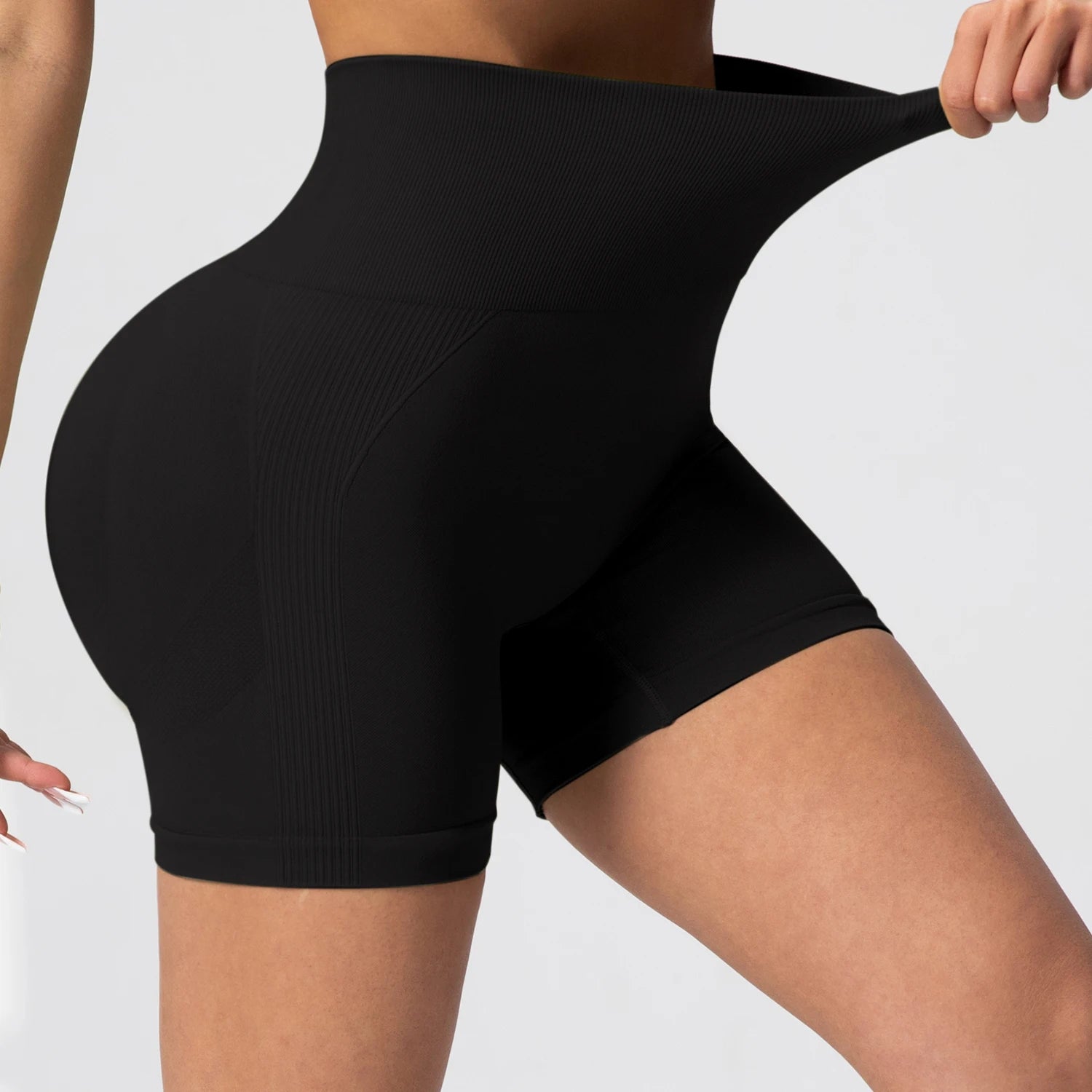 Tie-Dye High Waist Yoga Shorts