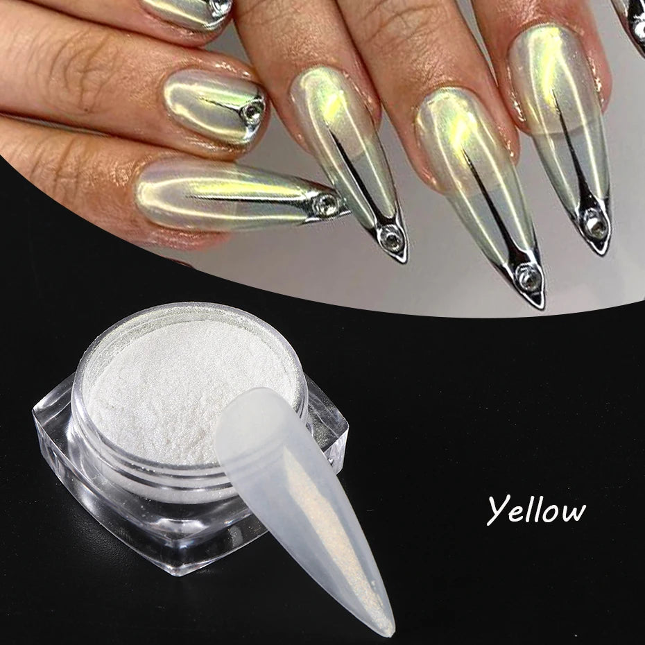 Aurora Chrome Nail Pigment Powder