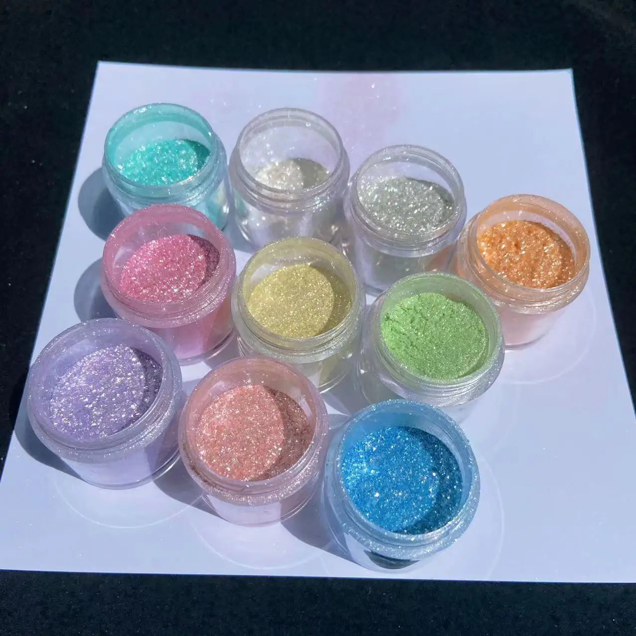 10 Holographic Glitter Colors