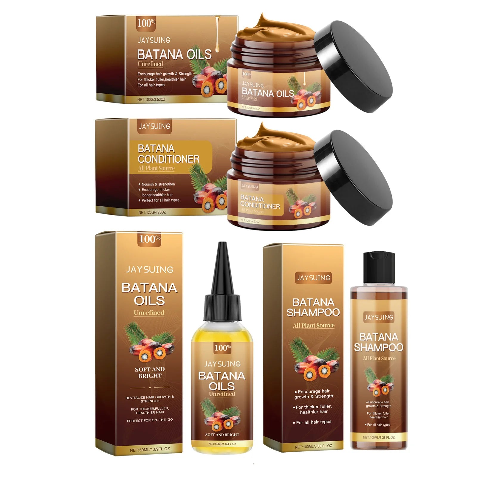 Batana Oil Hair Repair Shampoo Conditioner Set