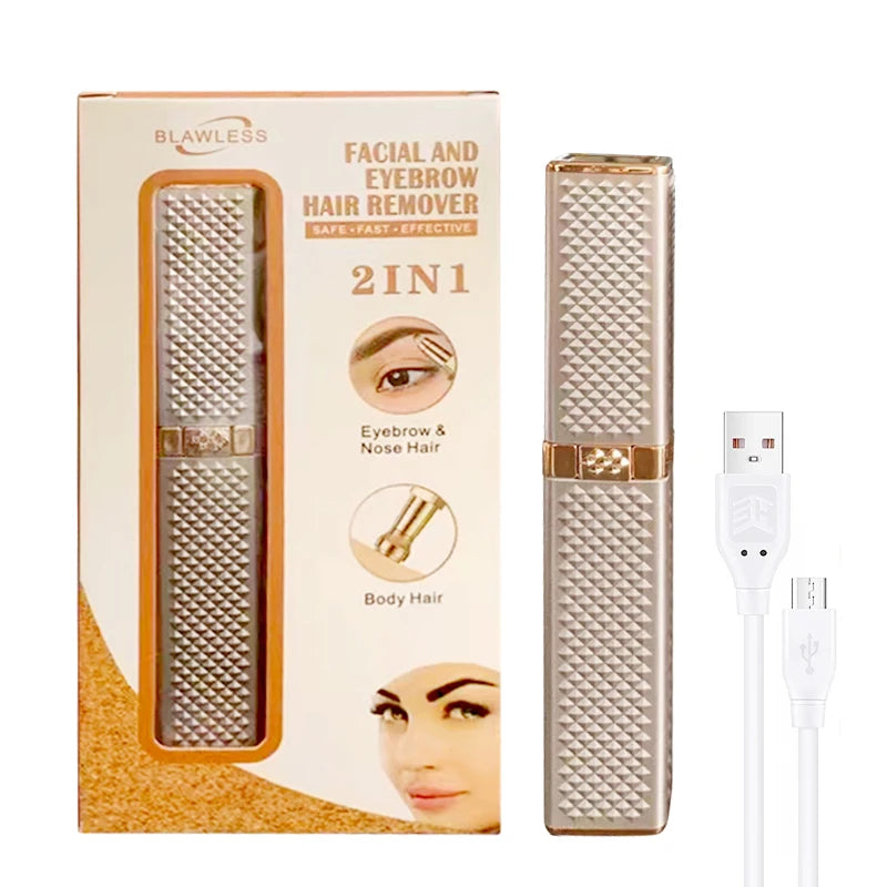 Portable Rechargeable Precision Trimmer for Face