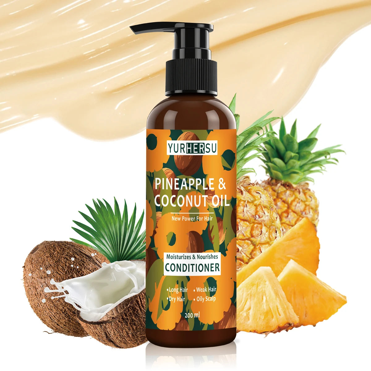 Pineapple Coconut Shampoo Conditioner Set