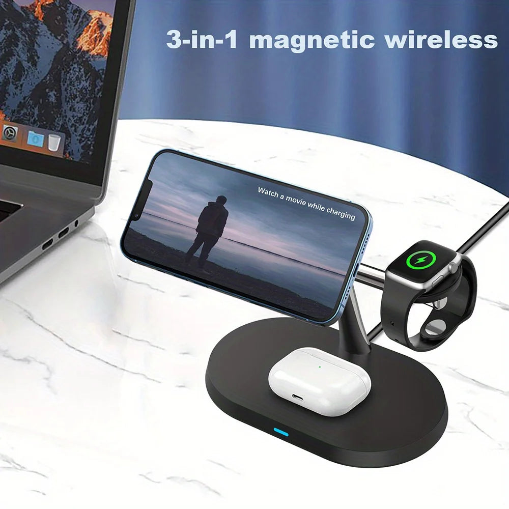 100W Magnetic Wireless Charger Stand