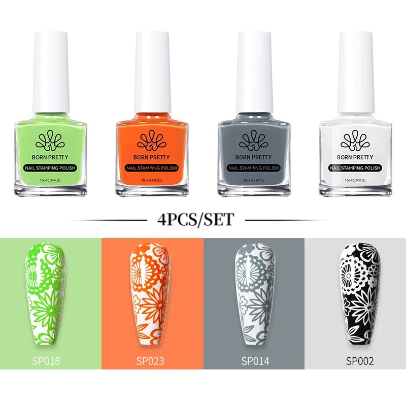 10ml Stamping Nail Polish Set