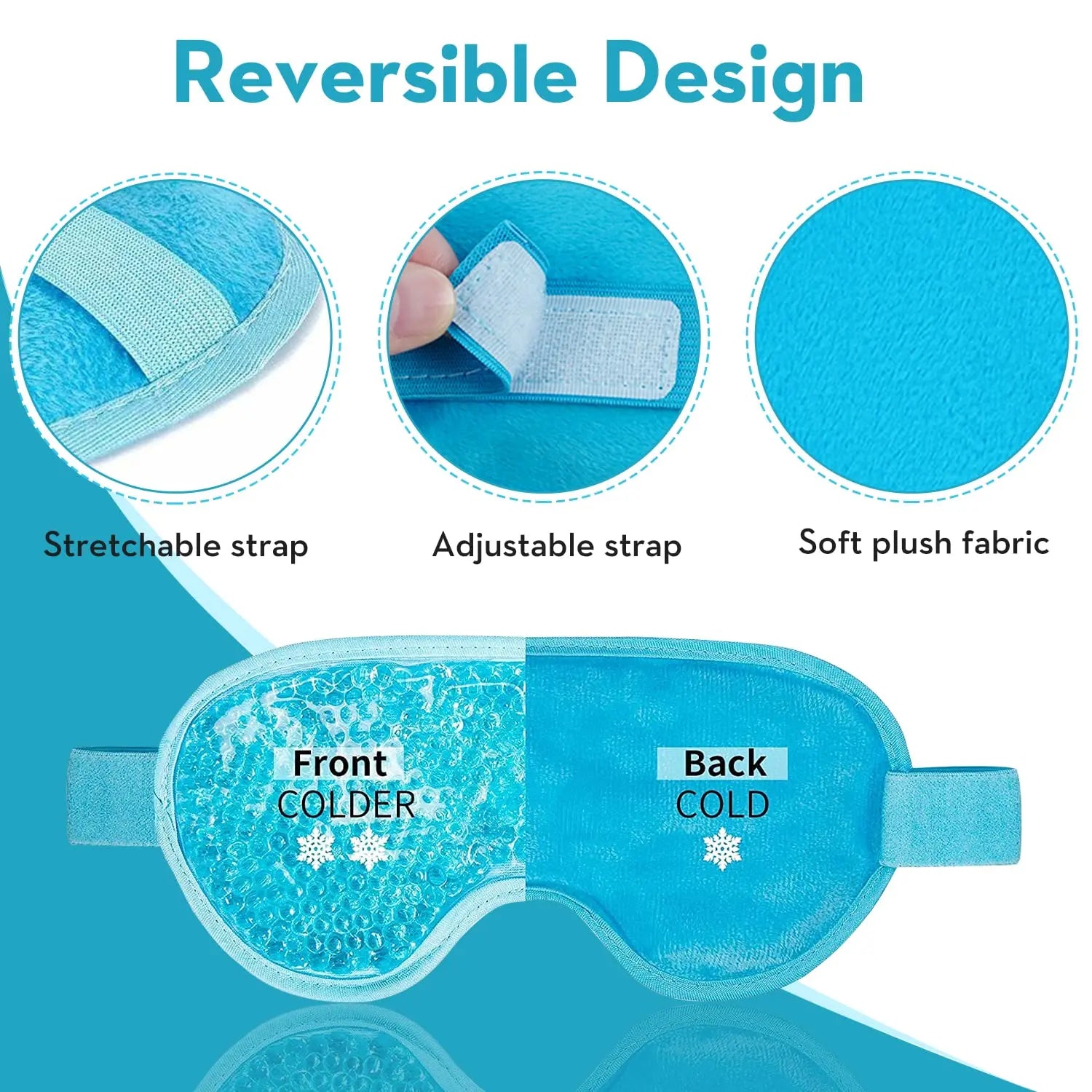 Reusable Cooling Gel Eye Mask