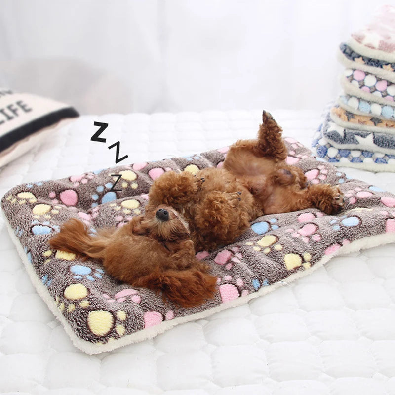 Thickened Flannel Dog Bed Mat