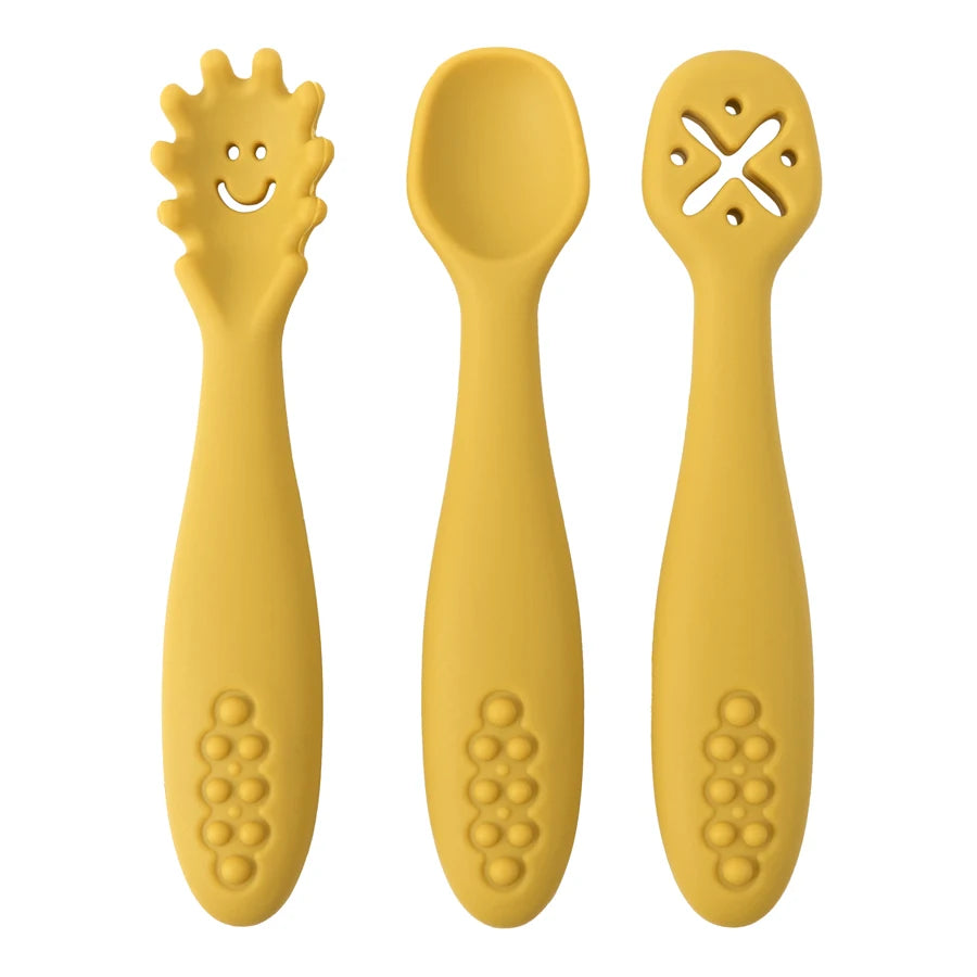 3PCS Baby Learning Spoon Set