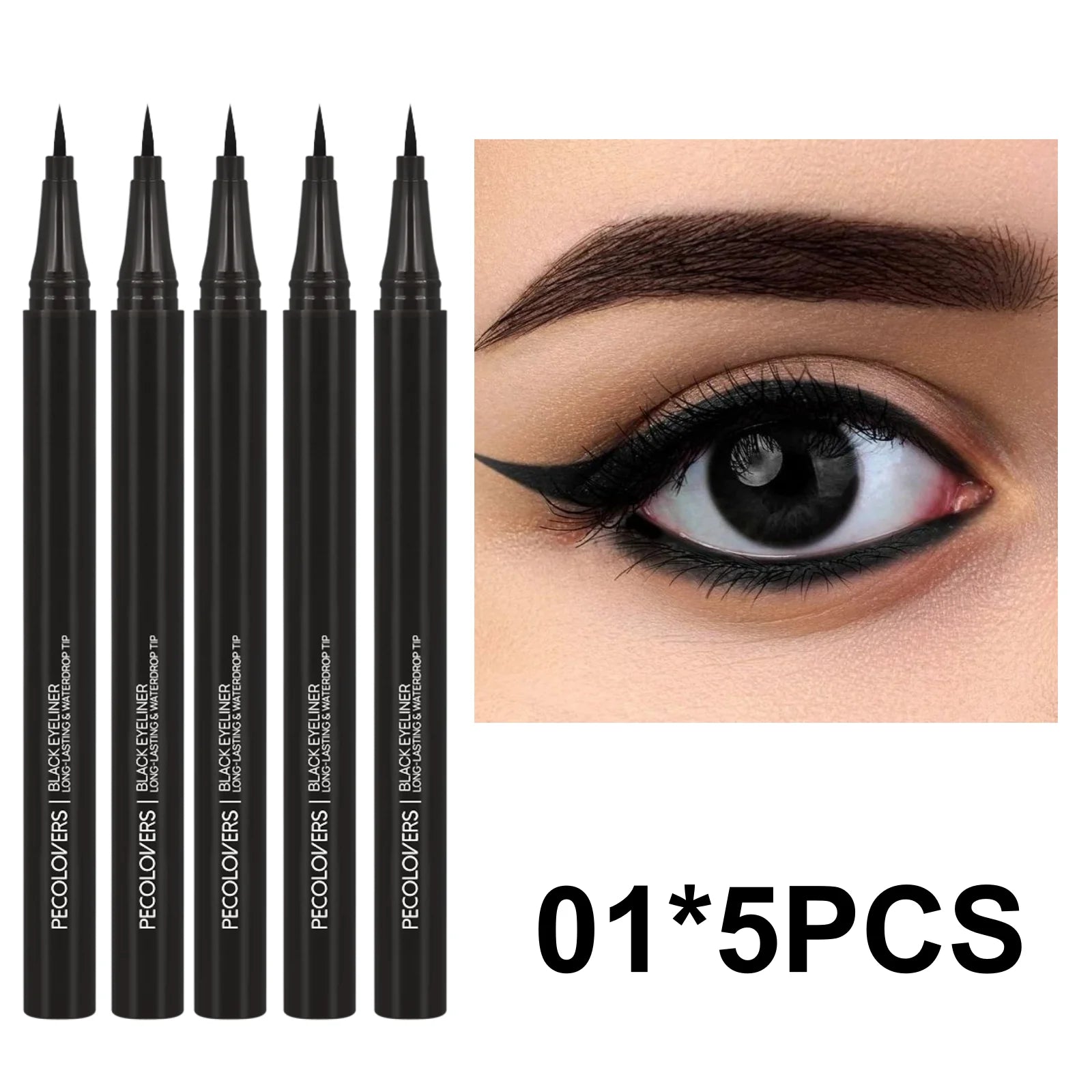 5-Piece Waterproof Liquid Eyeliner Set