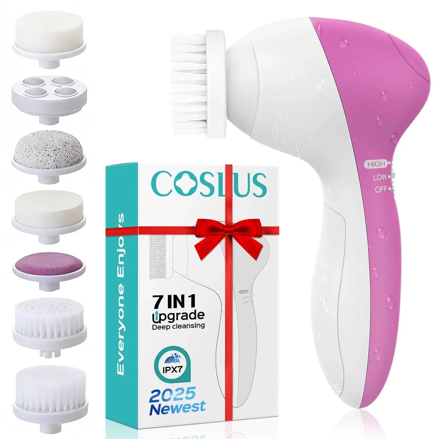 7-in-1 Electric Facial Cleansing Brush