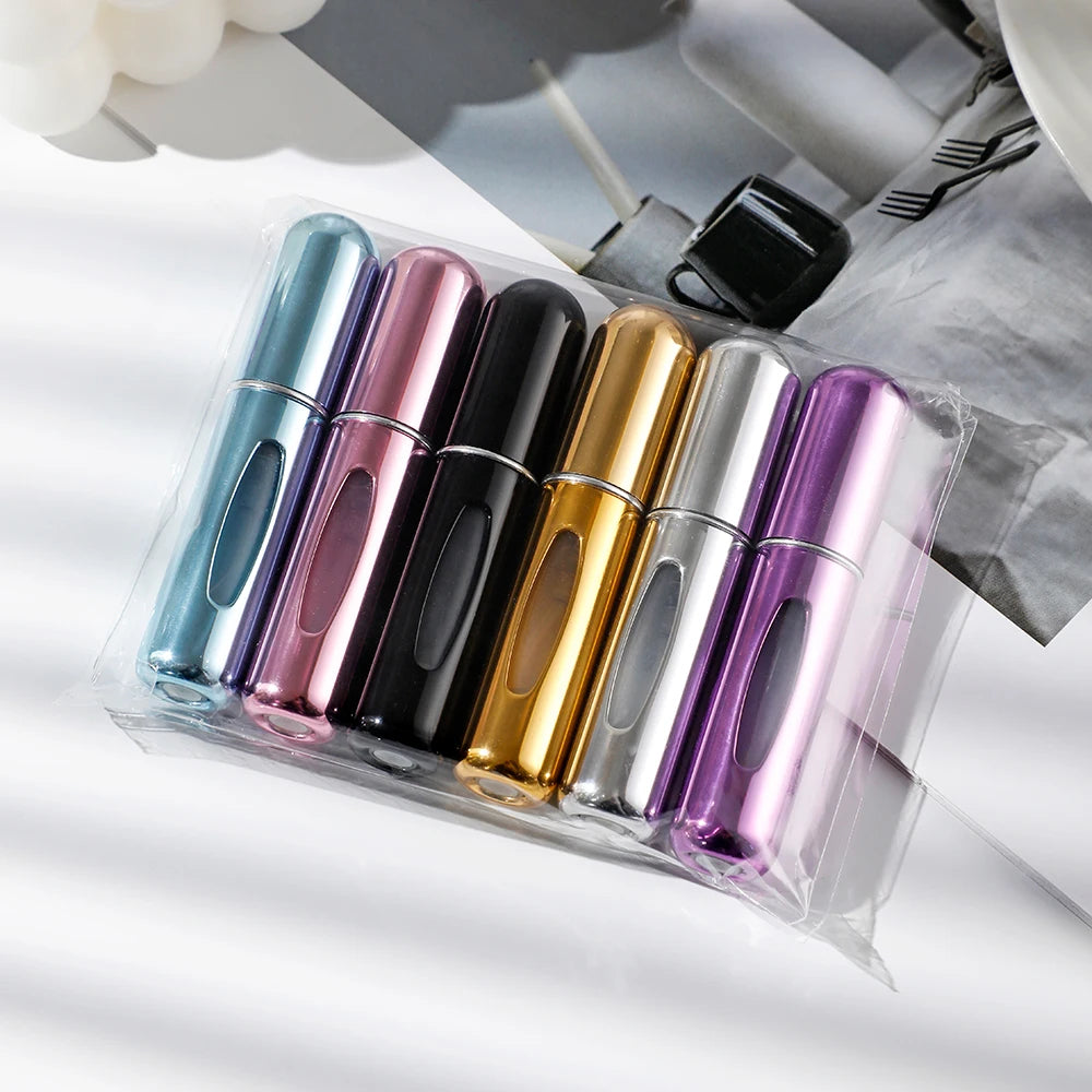 6-Piece Portable Perfume Spray Bottle Set