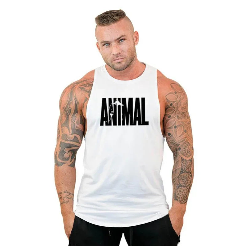Animal Letter Gym Tank