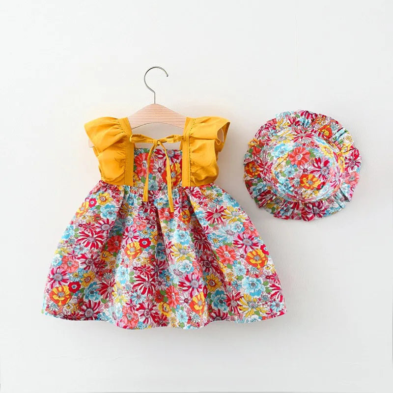 Baby Girl Summer Floral Princess Dress