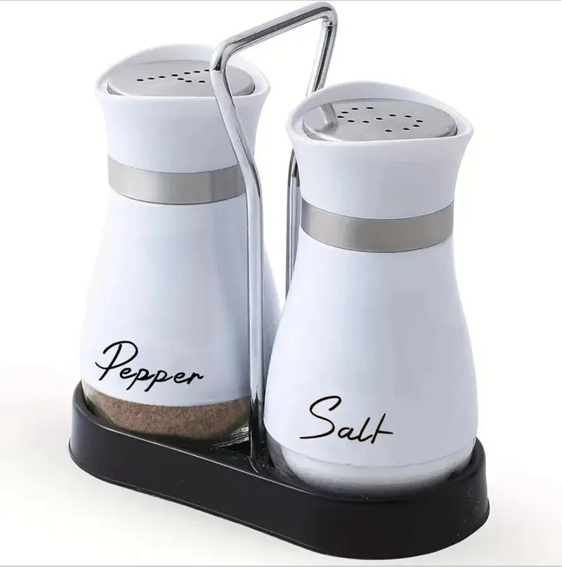 2pcs Glass Spice Bottle Set