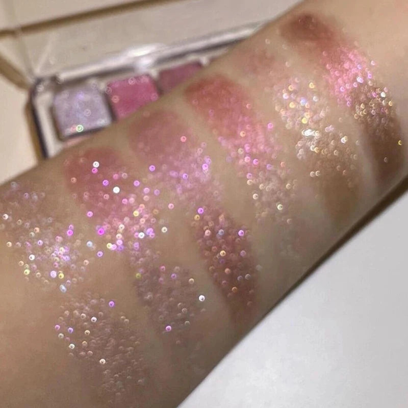 12-Color Glitter Eyeshadow Palette