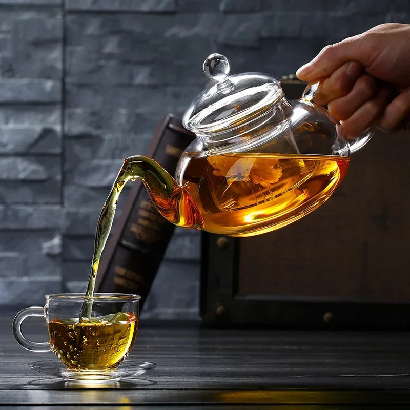 Heat-Resistant Glass Teapot Set