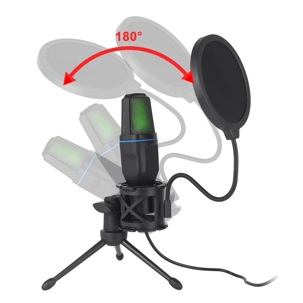 RGB USB Condenser Microphone