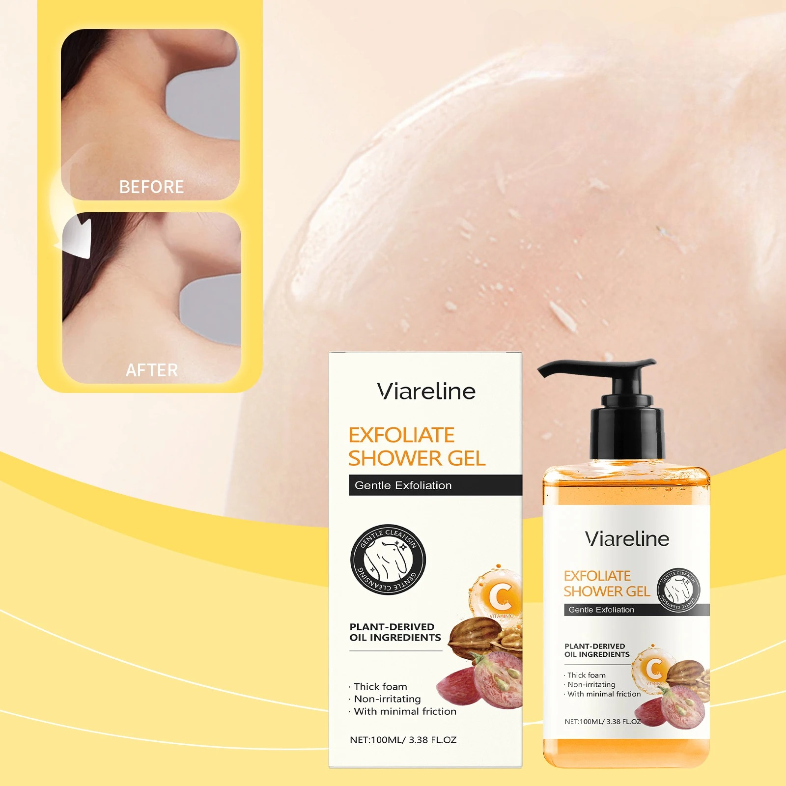 Gentle Exfoliating Body Shower Gel