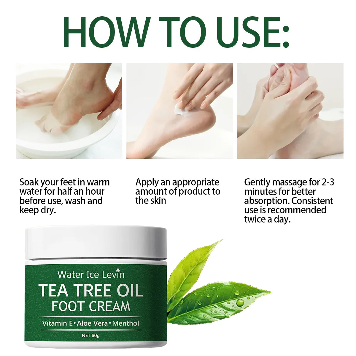 Tea Tree Oil Foot Cream