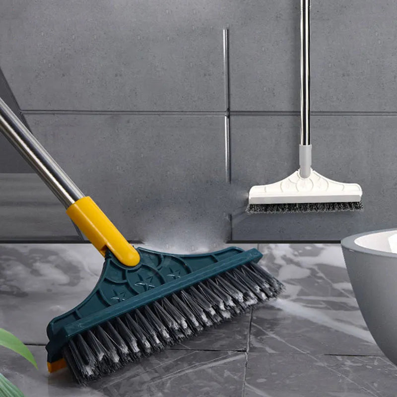 Bathroom Floor Brush with Long Handle for Tile Cleaning
