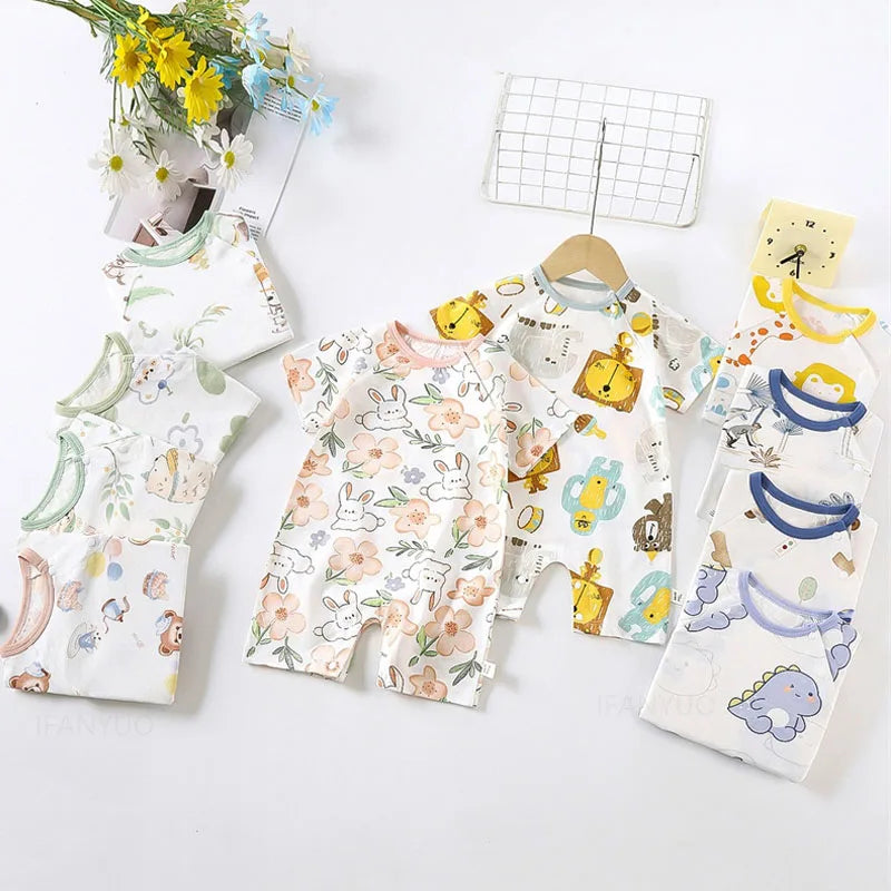 Cute Cartoon Baby Romper