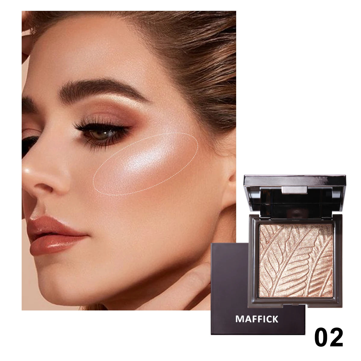 Wing Highlighter Palette Brightening Glow Powder