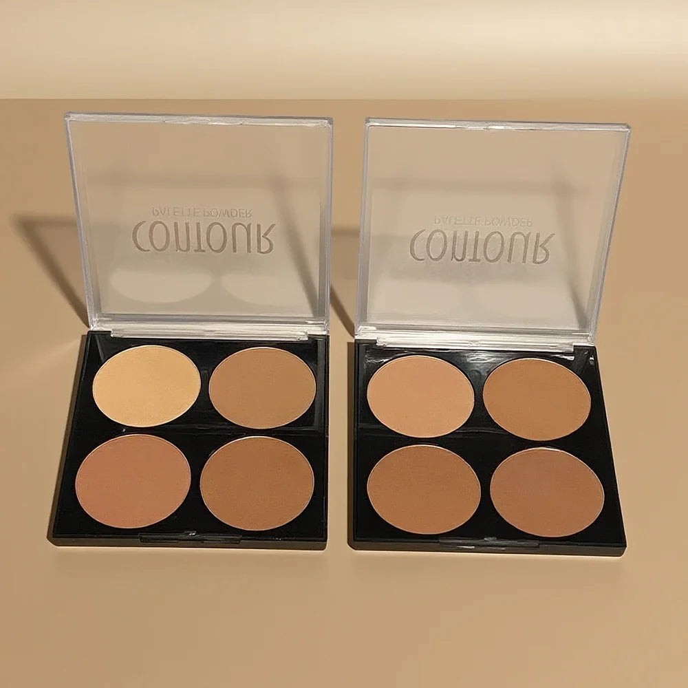 4-Color Highlighter & Contour Palette