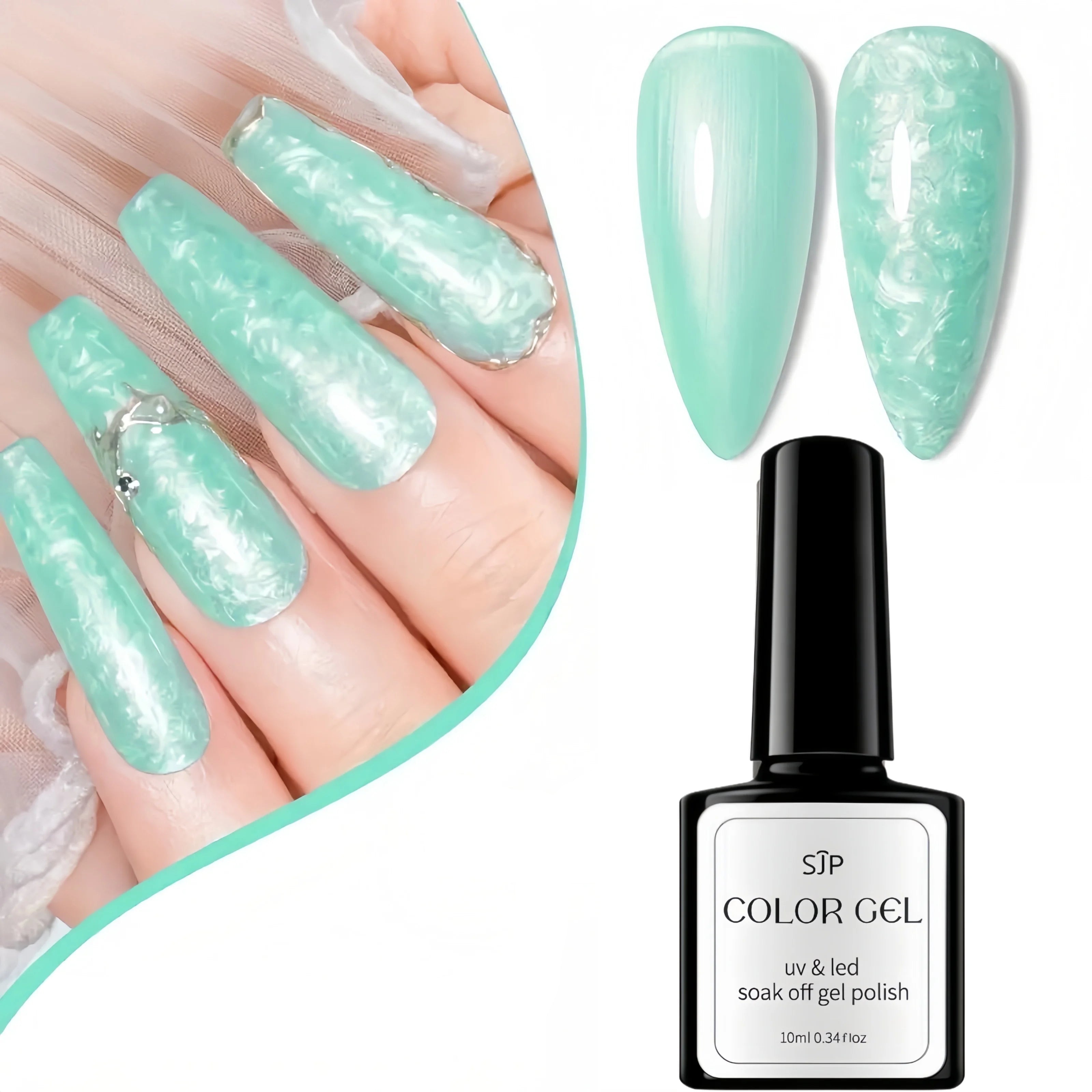 Fine Flash Pearl Texture Gel Polish