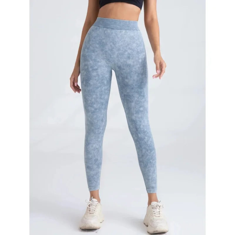 Seamless V-Back Leggings Set