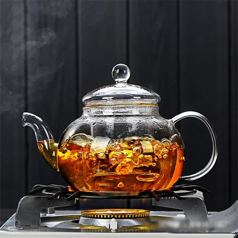 Heat-Resistant Glass Teapot Set