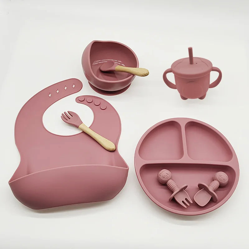 Silicone Baby Tableware Set