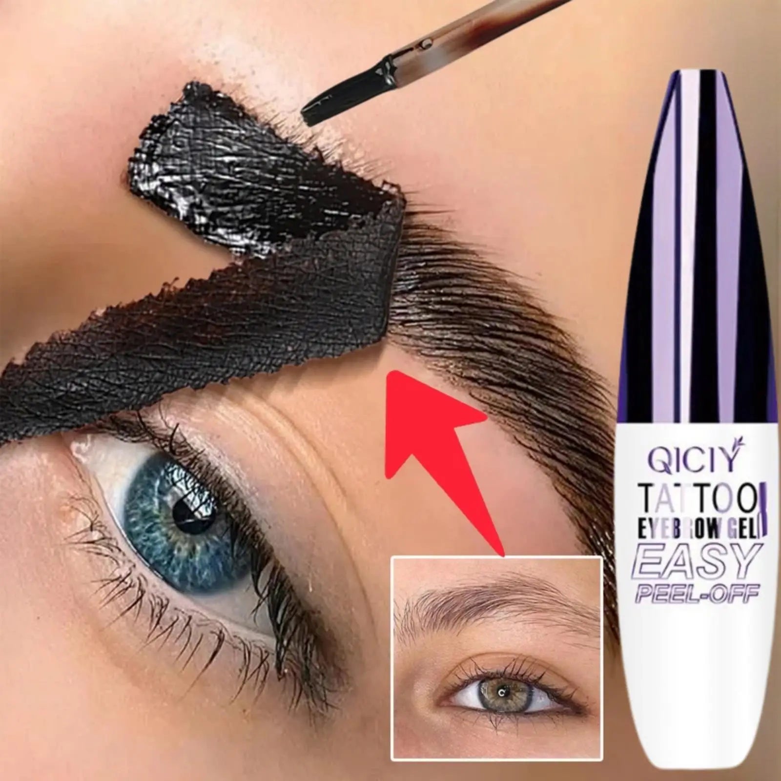 Peel-Off Eyebrow Tattoo Tint