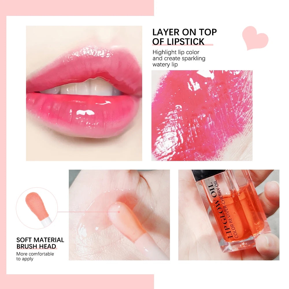 Pink Plumping Lip Oil Balm