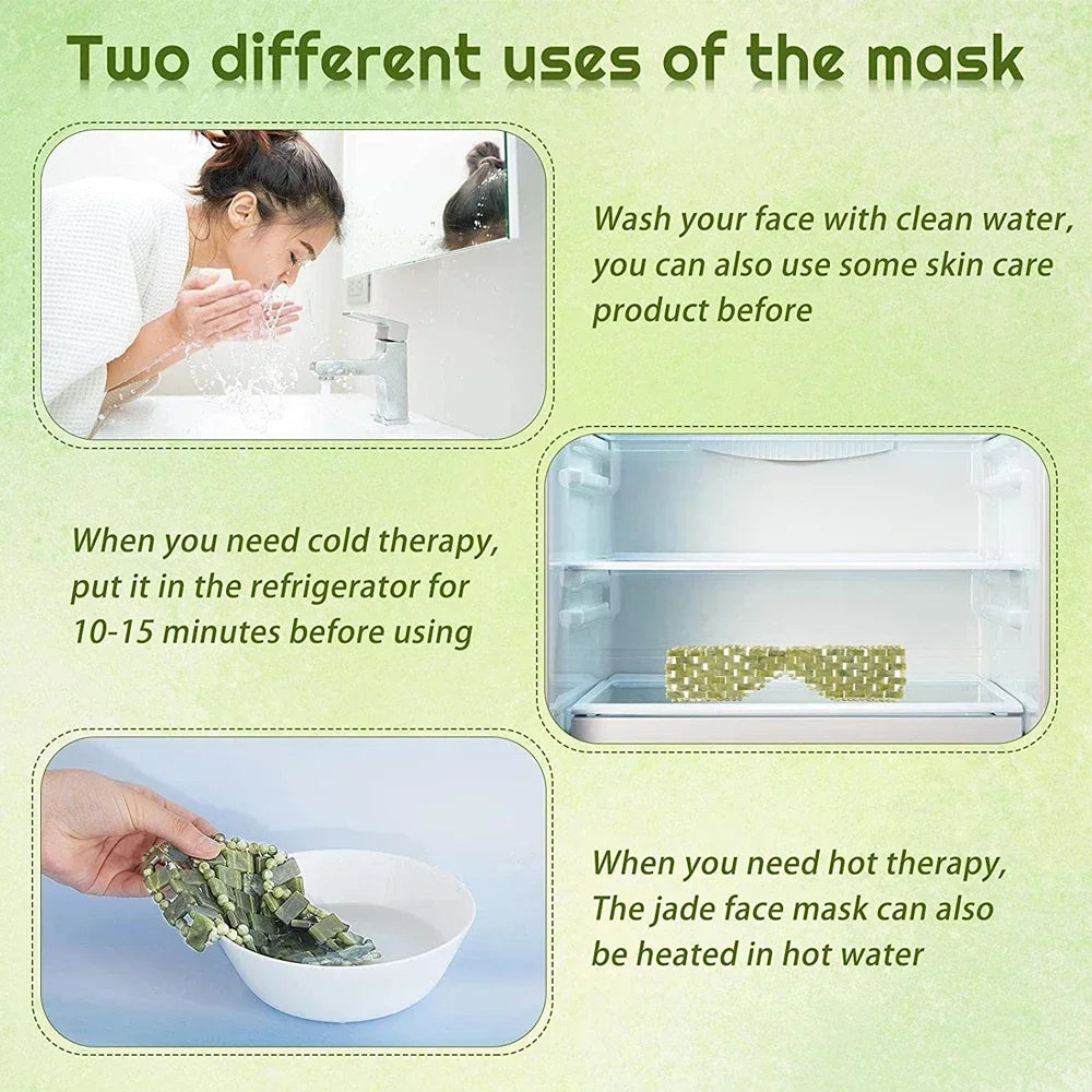 Natural Jade Cooling Eye Mask